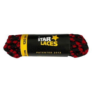 STAR LACES STRONG ČERNO-ČERVENÁ