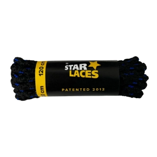 STAR LACES SLIM ČERNO-MODRÁ