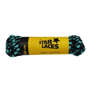 STAR LACES LIGHT ČERNO-TYRKYSOVÁ
