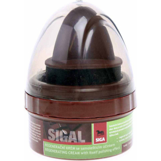 Sigal - samoleštící krém v dóze 50ml hnědý