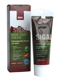 Sigal - krém na obuv s aplikátorem 75ml hnědý