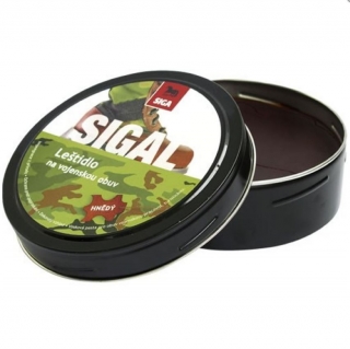 Sigal - vojenské leštidlo 100g hnědé